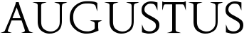 Augustus font