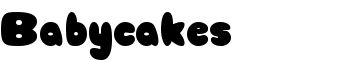 Babycakes font