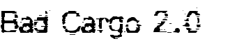 Bad Cargo 2.0 font