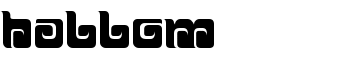 BALLOM font