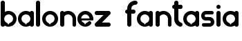 balonez fantasia font