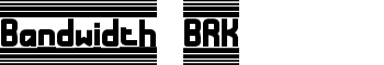 Bandwidth BRK font