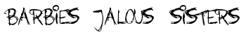 download Barbies Jalous Sisters font