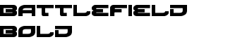 Battlefield Bold font