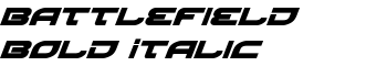 download Battlefield Bold Italic font