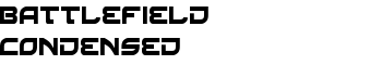 Battlefield Condensed font