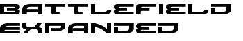 download Battlefield Expanded font