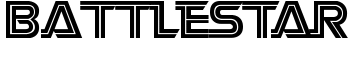 Battlestar font