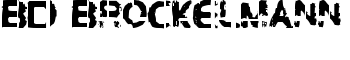 download BD Brockelmann font