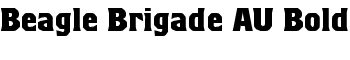 download Beagle Brigade AU Bold font