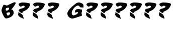 Beer Goggles font