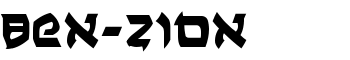 download Ben-Zion font