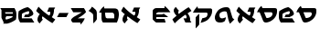 Ben-Zion Expanded font