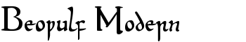 Beowulf Modern font