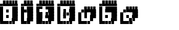 BitCube font