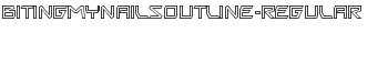 BitingMyNailsOutline-Regular font