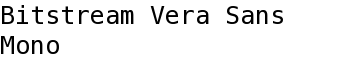 download Bitstream Vera Sans Mono font