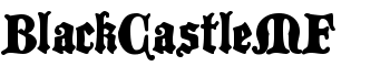 download BlackCastleMF font