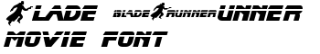 Blade Runner Movie Font font