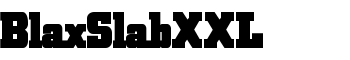 download BlaxSlabXXL font