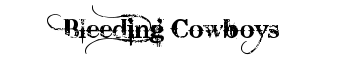 Bleeding Cowboys font