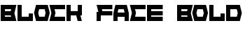 Block Face Bold font