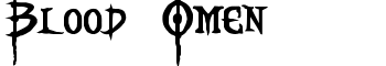 Blood Omen font