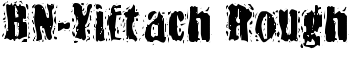 BN-Yiftach Rough font