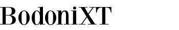 download BodoniXT font