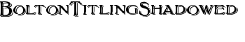 download BoltonTitlingShadowed font