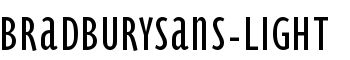 download BradburySans-Light font