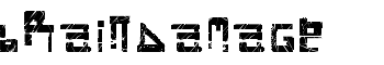 BrainDamage font