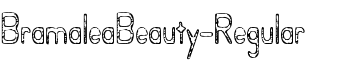 BramaleaBeauty-Regular font