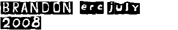 BRANDON  erc july 2008 font