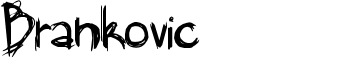 download Brankovic font