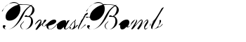 download BreastBomb font