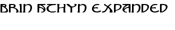 Brin Athyn Expanded font