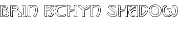 Brin Athyn Shadow font