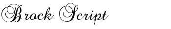download Brock Script font