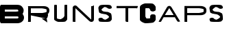 BrunstCaps font