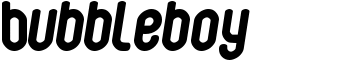 Bubbleboy font