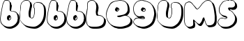 bubblegums font