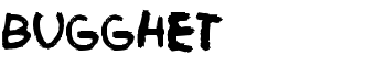 Bugghet font