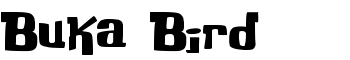 Buka Bird font