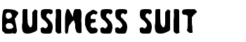 Business Suit font