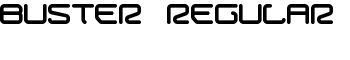 Buster Regular font