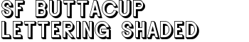 SF Buttacup Lettering Shaded font