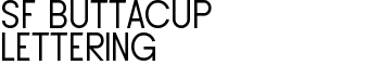 SF Buttacup Lettering font