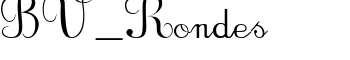 BV_Rondes font