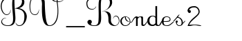 download BV_Rondes2 font